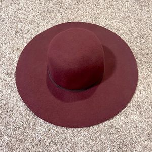 Burgundy Floppy Hat